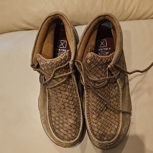 Twisted X Men's Woven Tan Chukka Boots